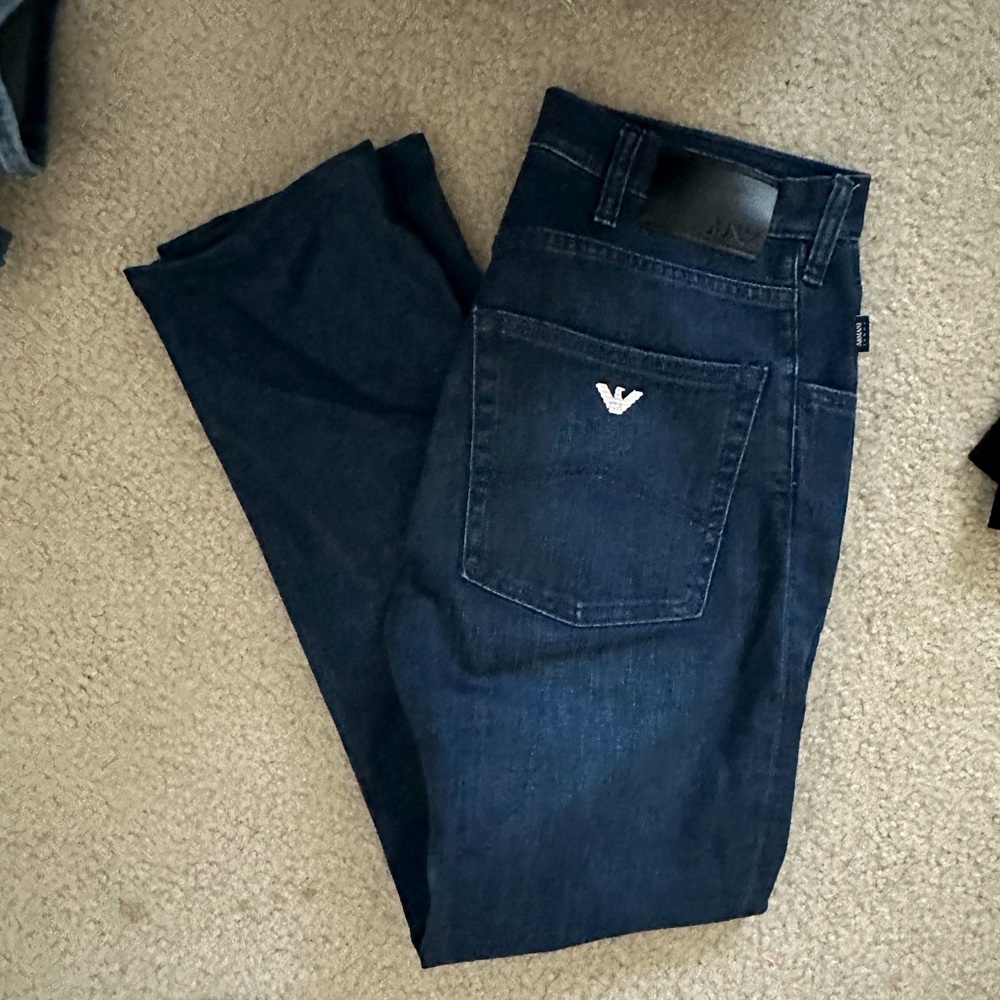Armani jeans 30 size straight jeans